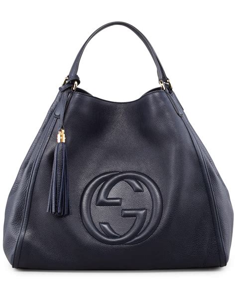 large gucci leather bag|farfetch gucci shoulder bags.